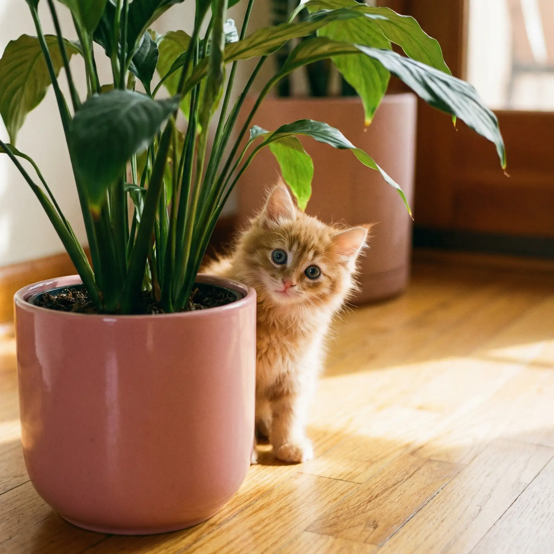 小猫从花盆后探头 - 黑料社区